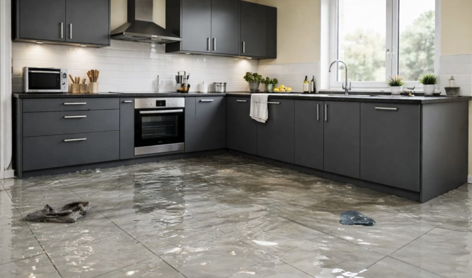 Decken-Wasserschaden mit Substanzfolgen